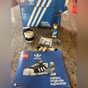 LEGO Adidas Superstar Model 40486 open/used as pictured